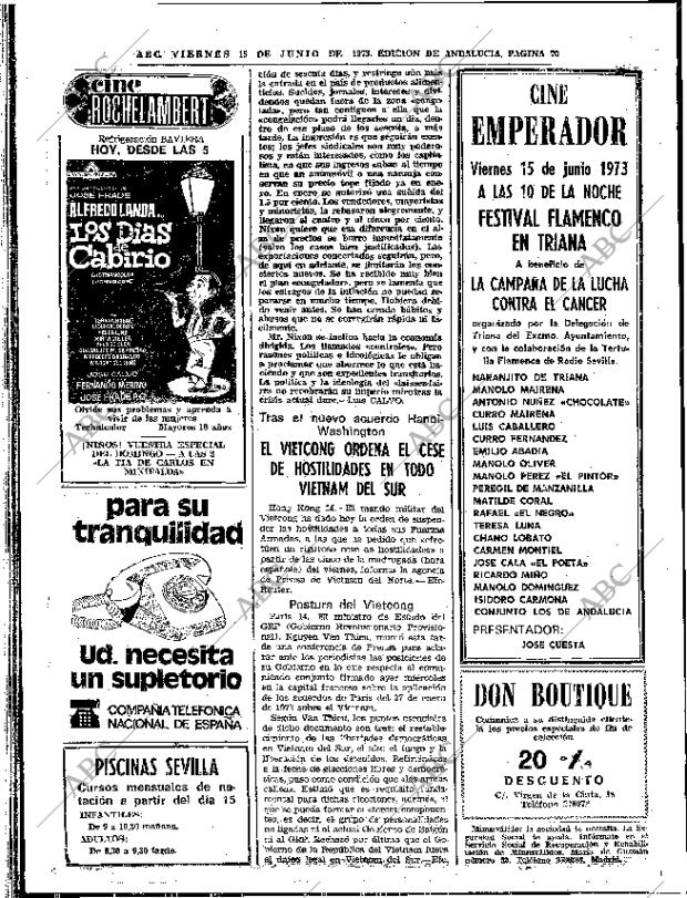 ABC SEVILLA 15-06-1973 página 70