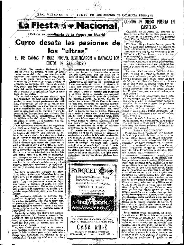 ABC SEVILLA 15-06-1973 página 97