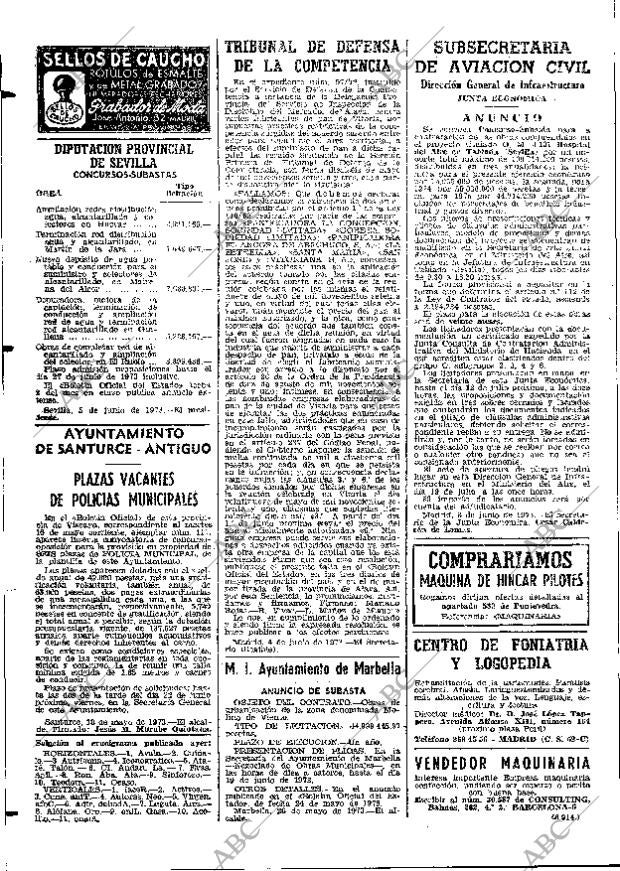 ABC MADRID 16-06-1973 página 126