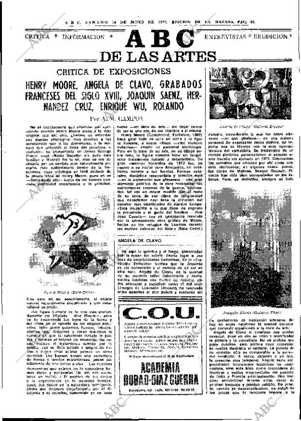 ABC MADRID 16-06-1973 página 65