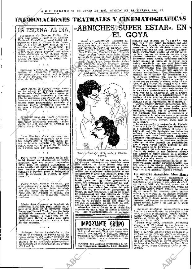 ABC MADRID 16-06-1973 página 97