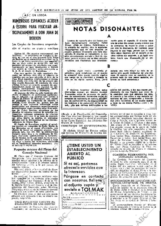 ABC MADRID 17-06-1973 página 23