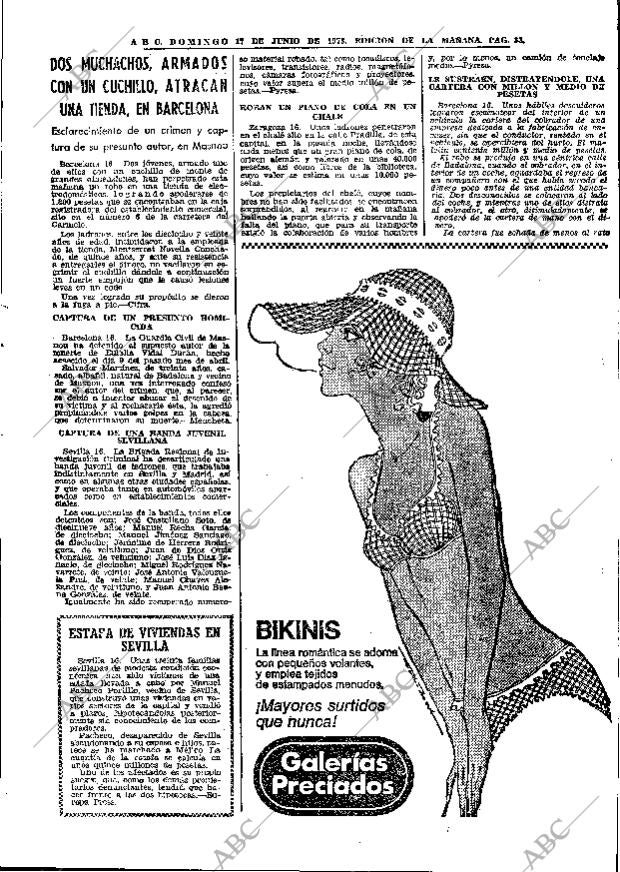 ABC MADRID 17-06-1973 página 33