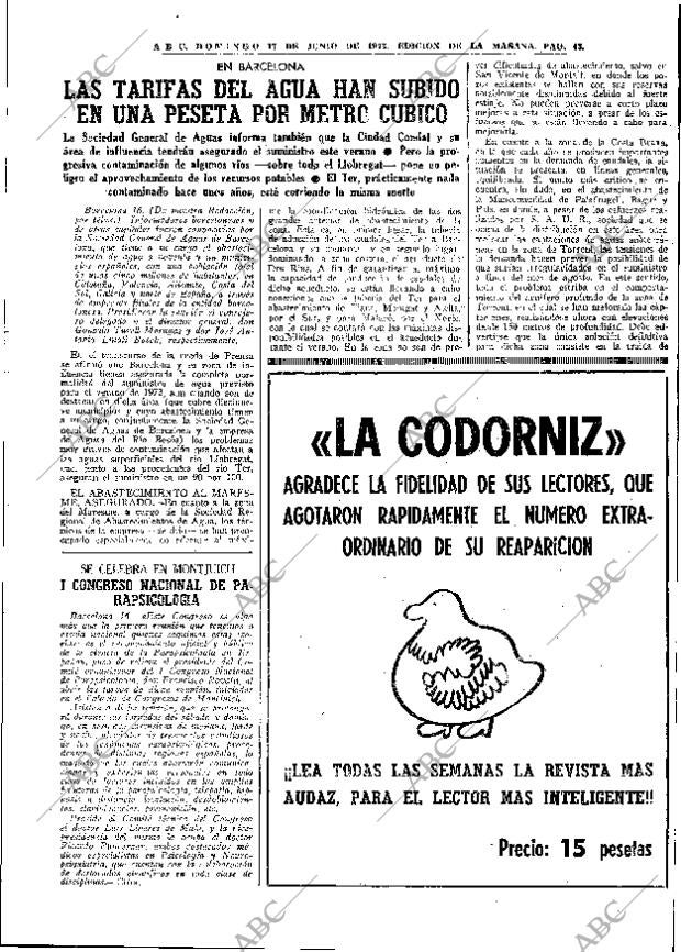 ABC MADRID 17-06-1973 página 43