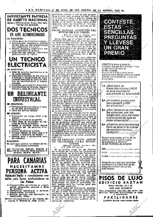 ABC MADRID 17-06-1973 página 50