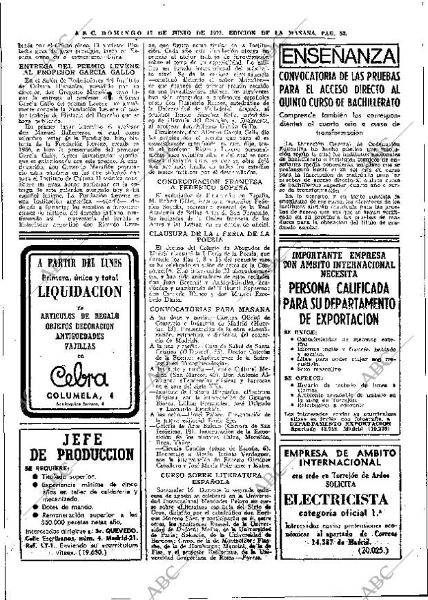ABC MADRID 17-06-1973 página 52