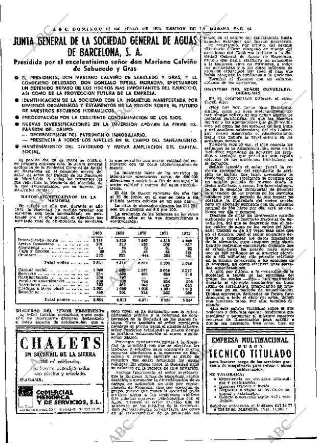 ABC MADRID 17-06-1973 página 64