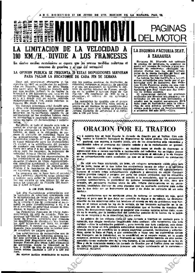 ABC MADRID 17-06-1973 página 73