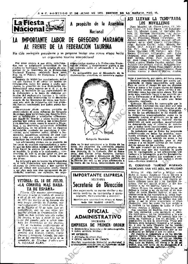 ABC MADRID 17-06-1973 página 77