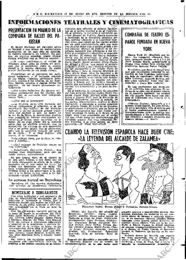 ABC MADRID 17-06-1973 página 81