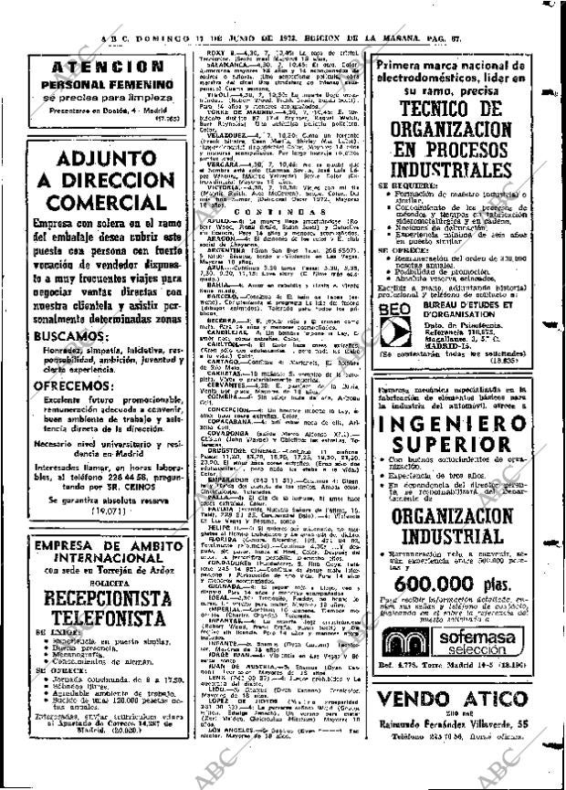 ABC MADRID 17-06-1973 página 87