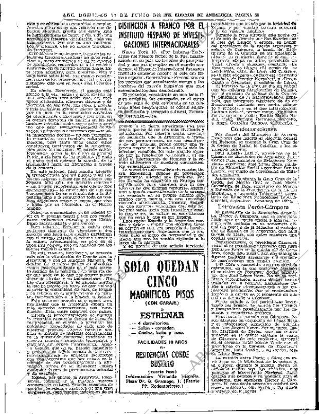 ABC SEVILLA 17-06-1973 página 33