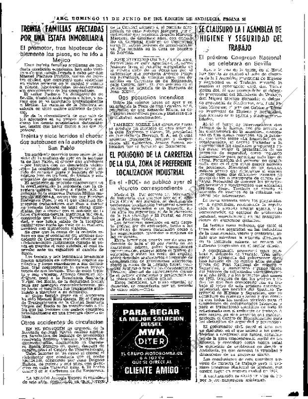 ABC SEVILLA 17-06-1973 página 53