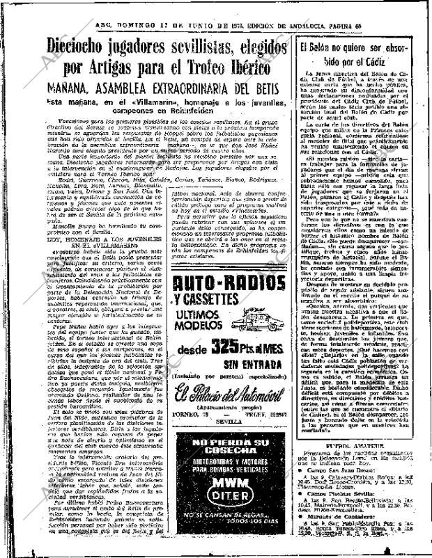 ABC SEVILLA 17-06-1973 página 60