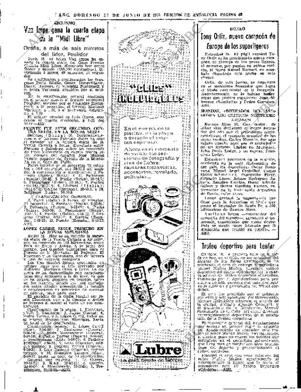 ABC SEVILLA 17-06-1973 página 63