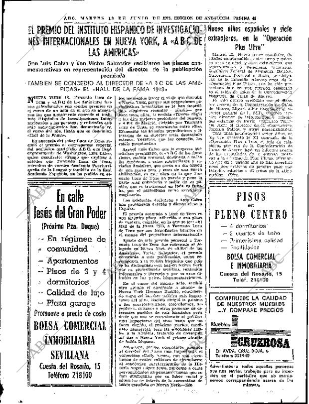 ABC SEVILLA 19-06-1973 página 41