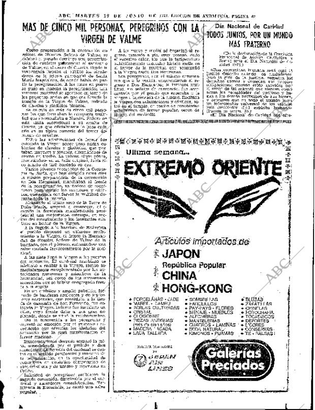 ABC SEVILLA 19-06-1973 página 47