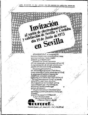 ABC SEVILLA 19-06-1973 página 84