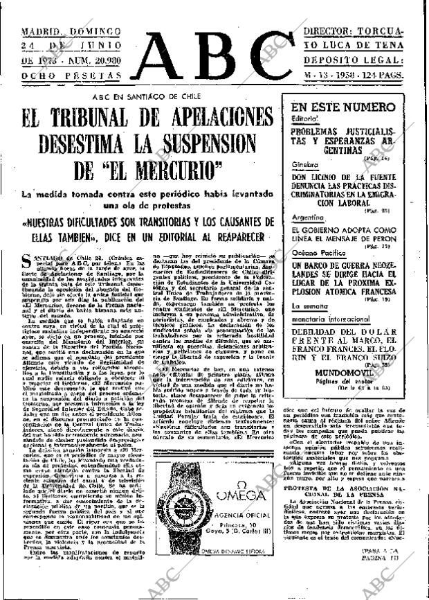 ABC MADRID 24-06-1973 página 15