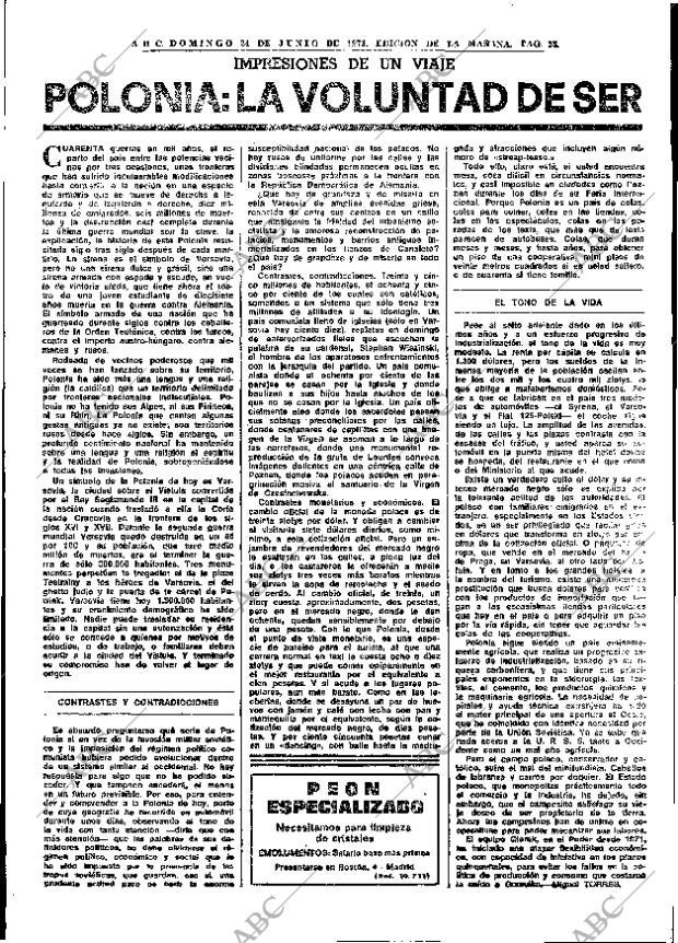 ABC MADRID 24-06-1973 página 23