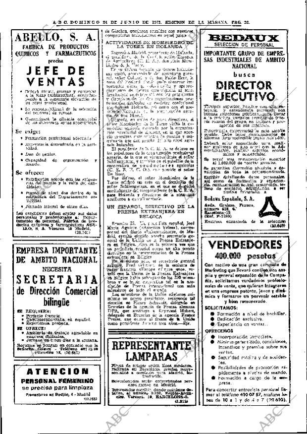 ABC MADRID 24-06-1973 página 26