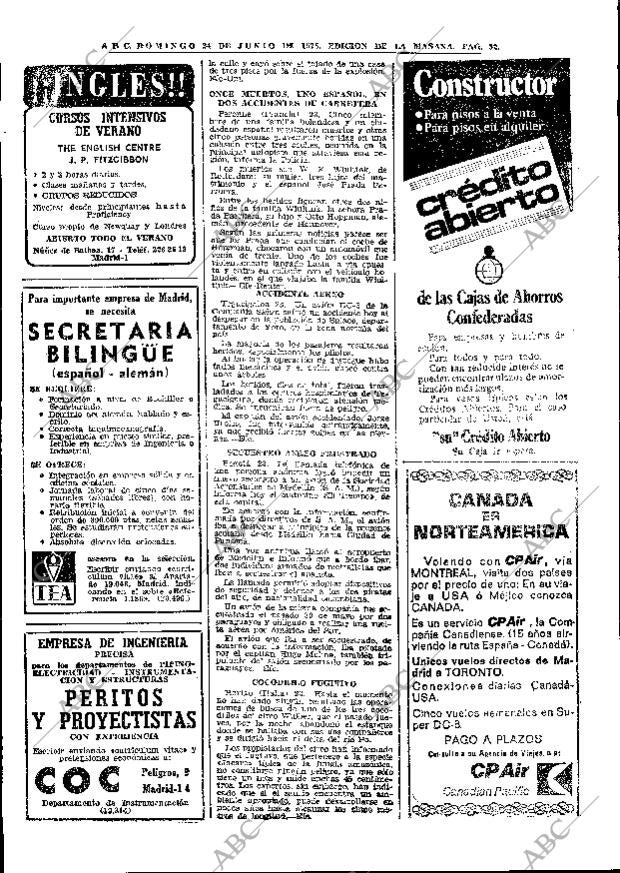 ABC MADRID 24-06-1973 página 32