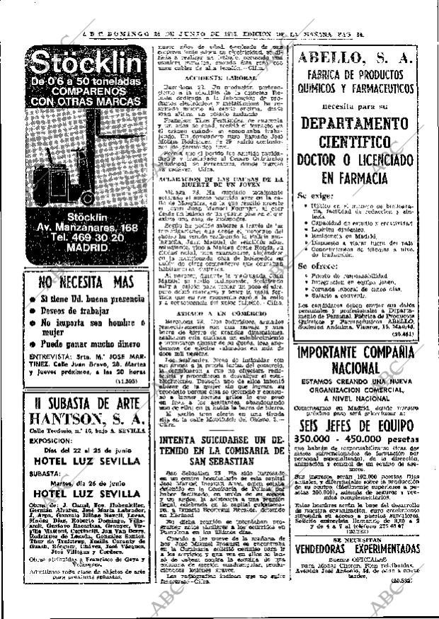 ABC MADRID 24-06-1973 página 34