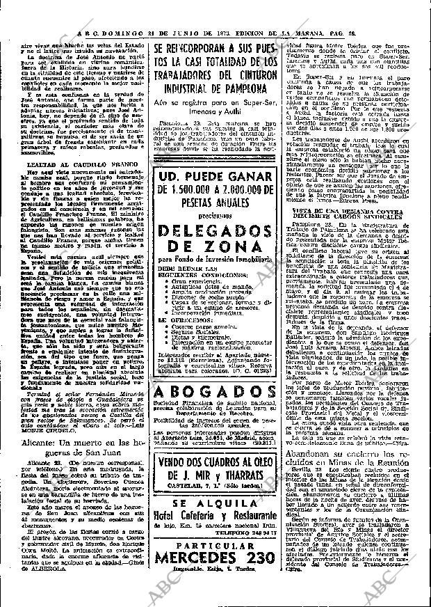 ABC MADRID 24-06-1973 página 36