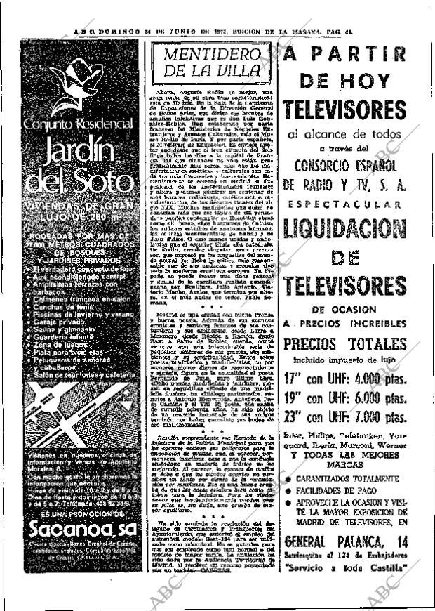 ABC MADRID 24-06-1973 página 44