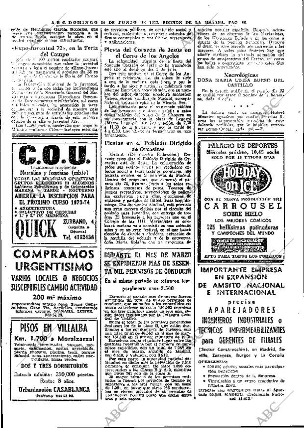 ABC MADRID 24-06-1973 página 46