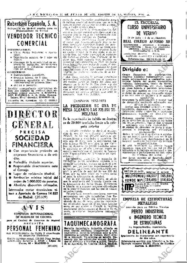 ABC MADRID 24-06-1973 página 56