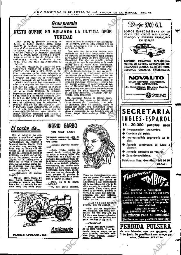 ABC MADRID 24-06-1973 página 65