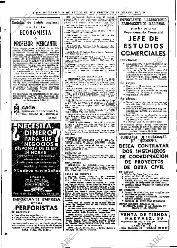 ABC MADRID 24-06-1973 página 90