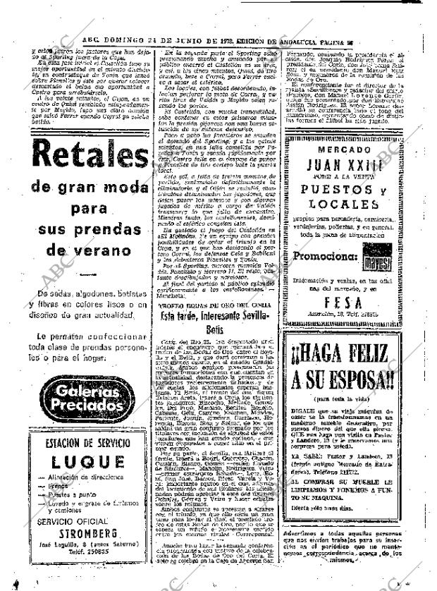 ABC SEVILLA 24-06-1973 página 56