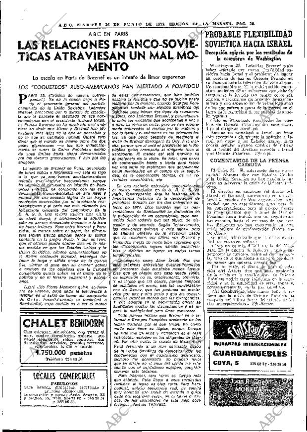 ABC MADRID 26-06-1973 página 35