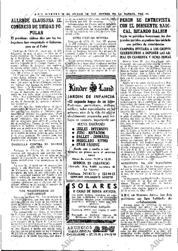 ABC MADRID 26-06-1973 página 37