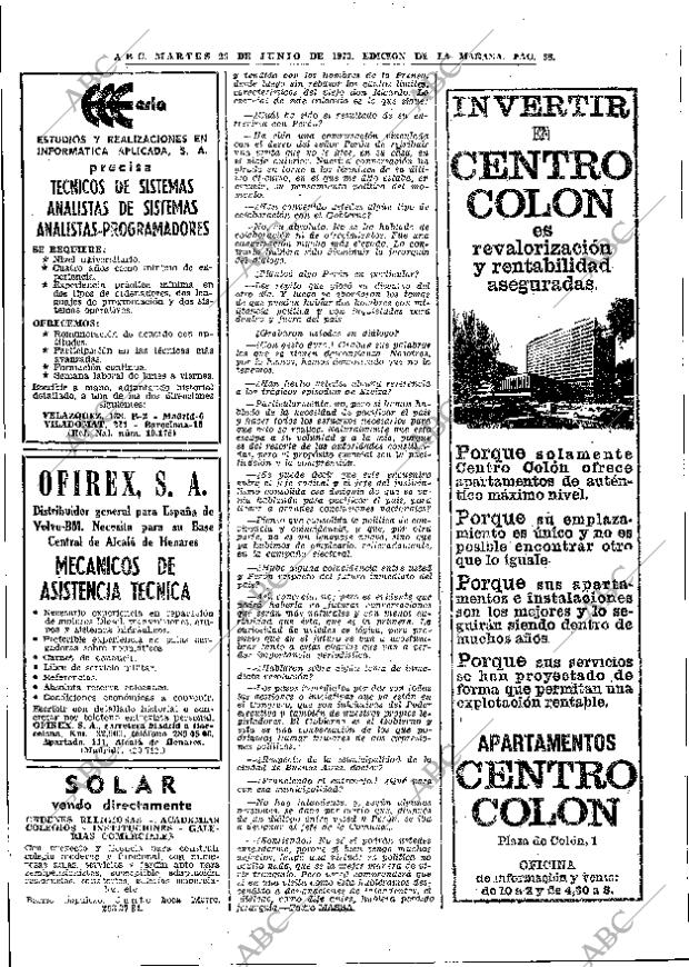 ABC MADRID 26-06-1973 página 38