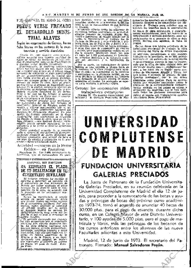 ABC MADRID 26-06-1973 página 53