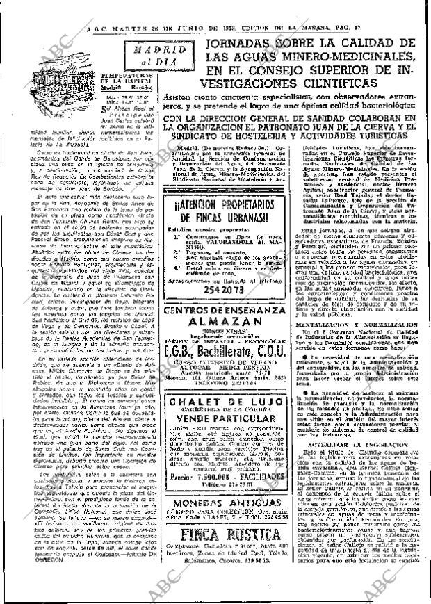 ABC MADRID 26-06-1973 página 57