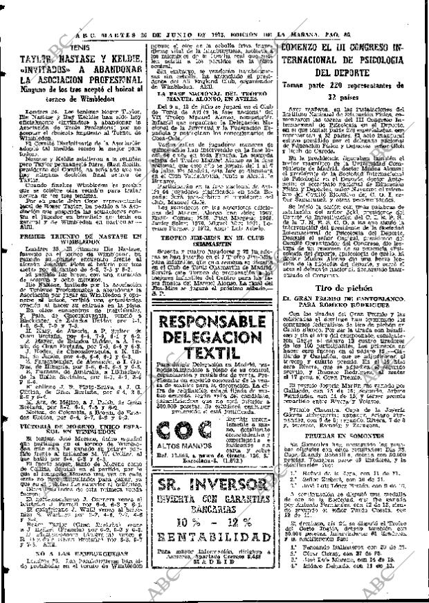ABC MADRID 26-06-1973 página 86