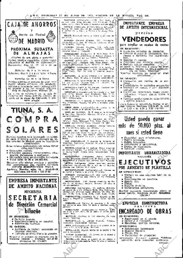 ABC MADRID 27-06-1973 página 104