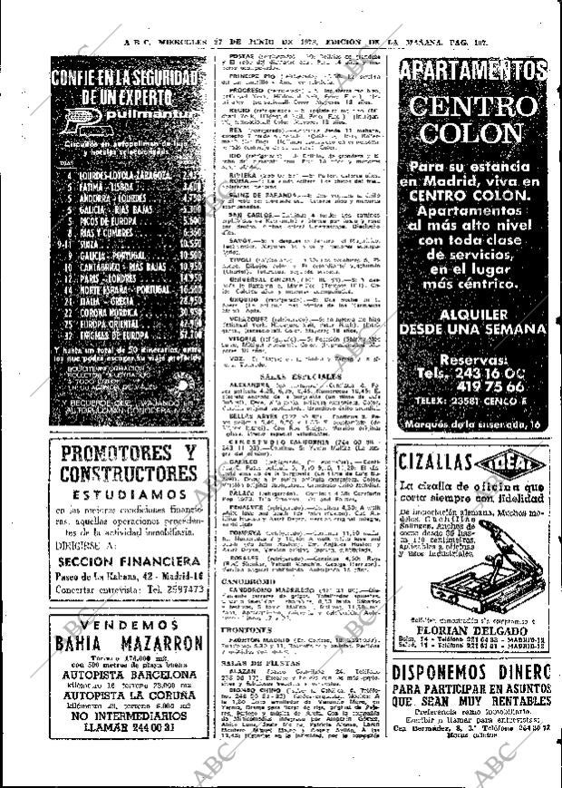 ABC MADRID 27-06-1973 página 105