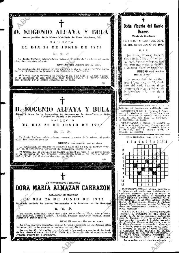 ABC MADRID 27-06-1973 página 124