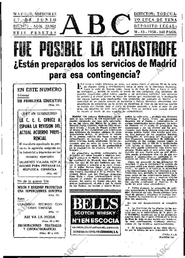ABC MADRID 27-06-1973 página 33