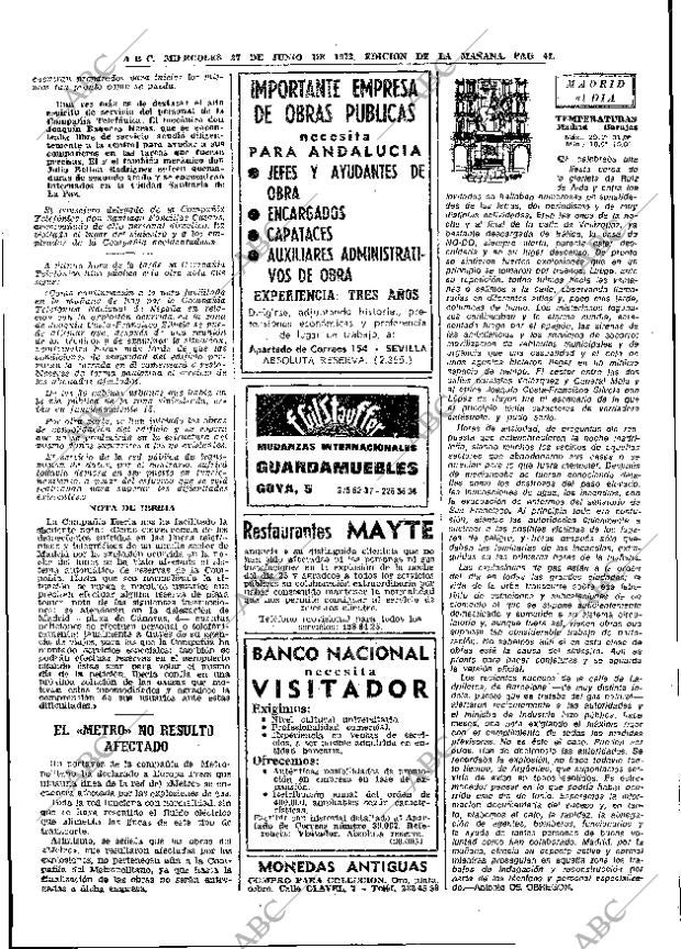 ABC MADRID 27-06-1973 página 41