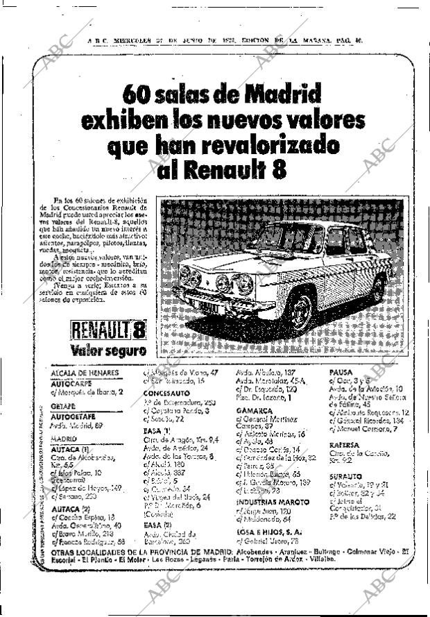 ABC MADRID 27-06-1973 página 44