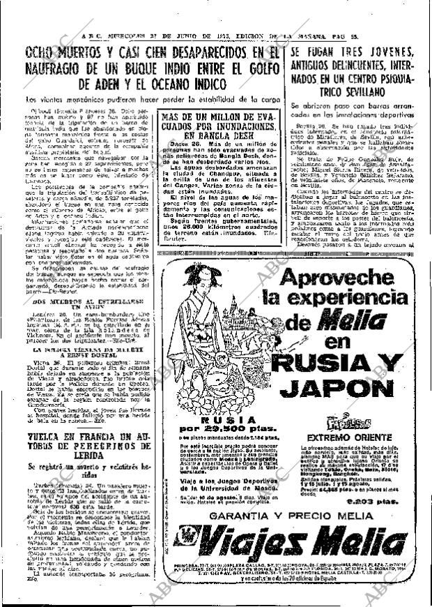ABC MADRID 27-06-1973 página 53