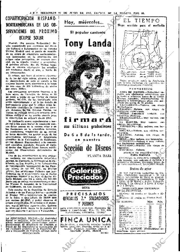 ABC MADRID 27-06-1973 página 56