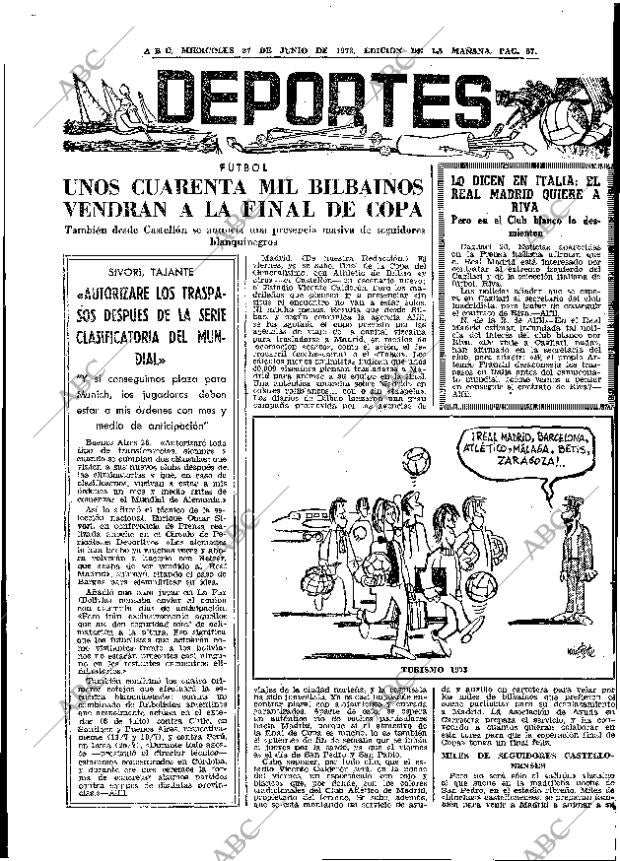 ABC MADRID 27-06-1973 página 85