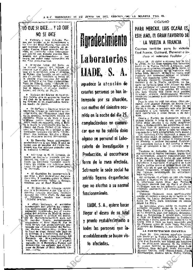 ABC MADRID 27-06-1973 página 87